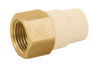 Adaptador hembra de CPVC con inserto metálico 1/2' - CPVC-641 / 45107