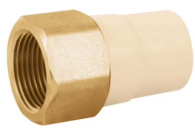 Adaptador hembra de CPVC con inserto metálico, 1 (25 mm)' - CPVC-643 / 45109