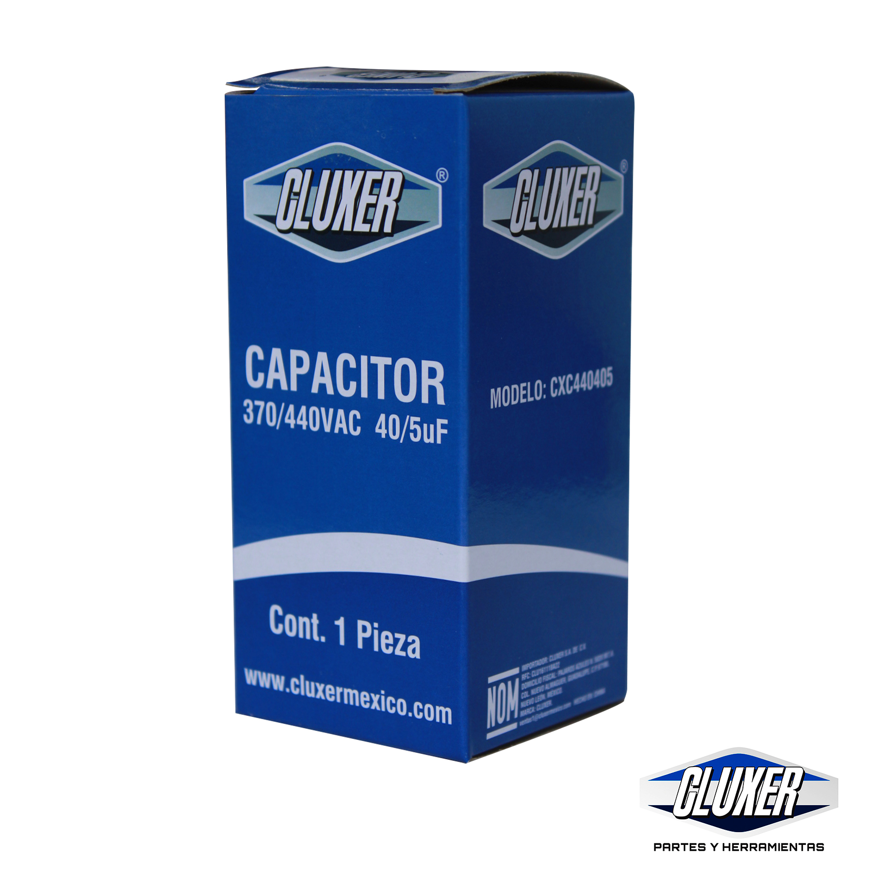 Capacitor De Trabajo 40/5 Mf / Cluxer - CXC440405