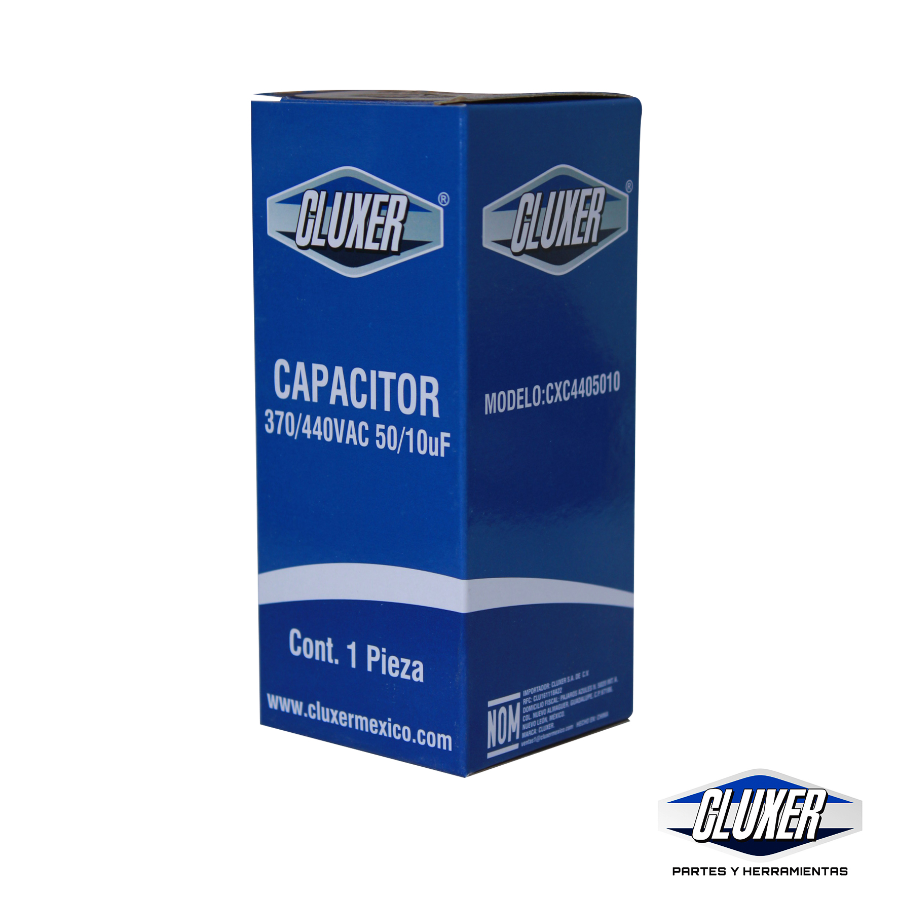 Capacitor De Trabajo 50/10 Mf / Cluxer - CXC4405010