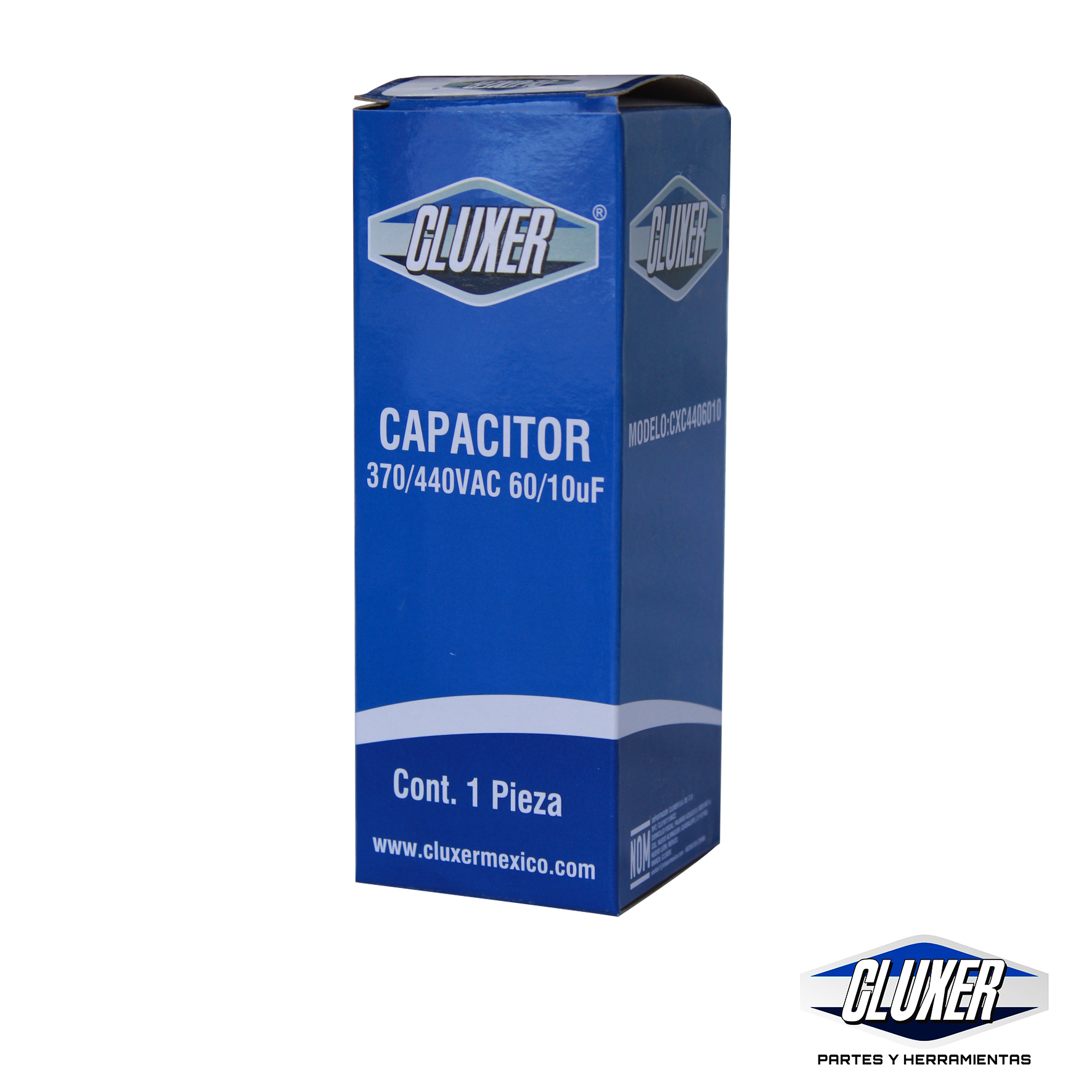 Capacitor De Trabajo 60/10 Mf / Cluxer - CXC4406010