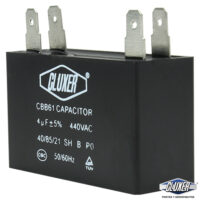 Capacitor De Ventilador, 4Mf, 440Vac +-5% 50/60Hz / Cluxer - CXCP4404