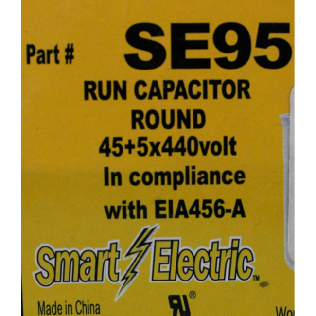 Capacitor Doble 45/5 Mf 440 Vac  /- 5% - Se95