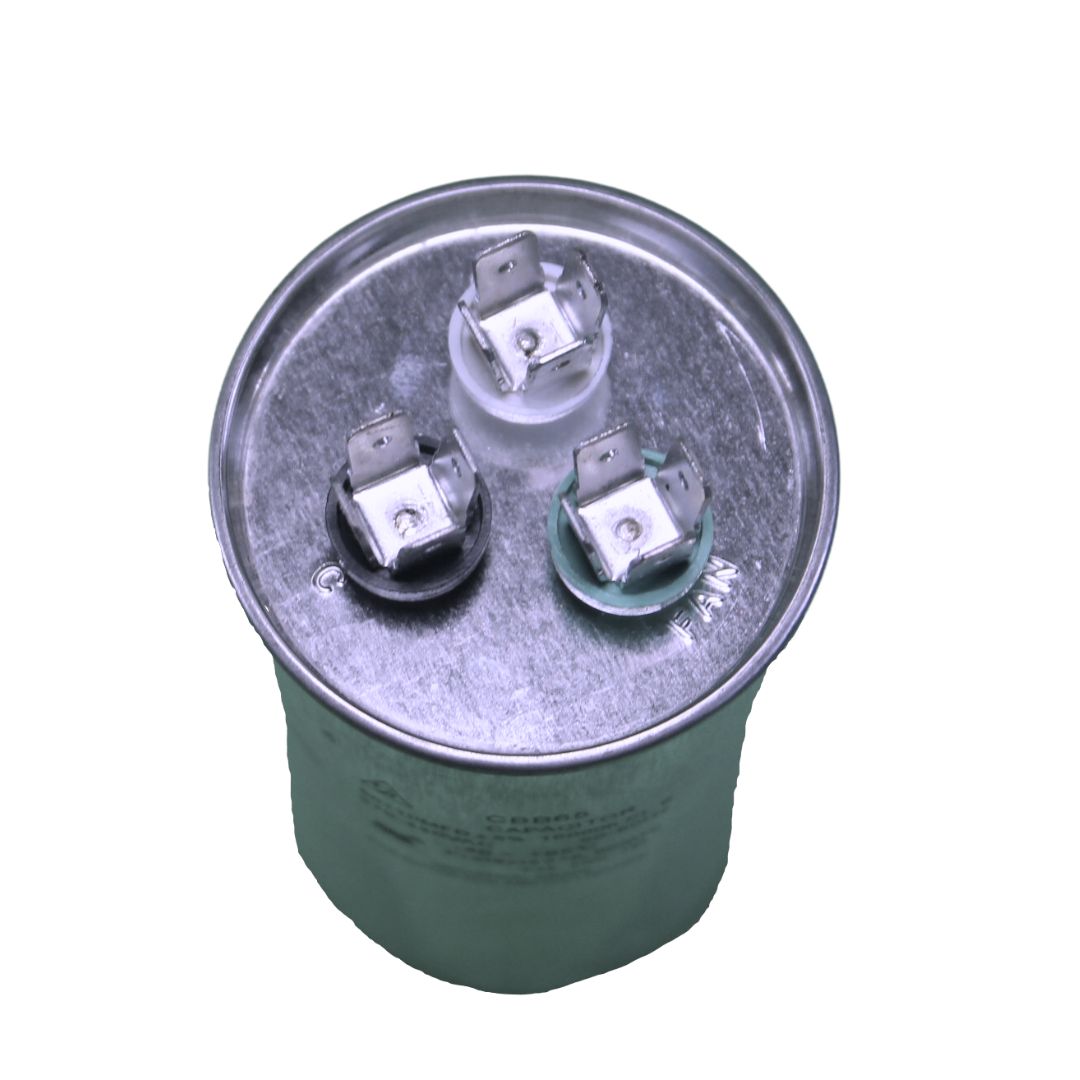 Capacitor Dual 50+10 MFD 440 VAC-CD-R50D+10