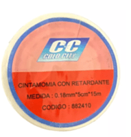 CINTA MOMIA 5CMX15MTSX0.18 BLANCA C/RETARDANTE 8-82410