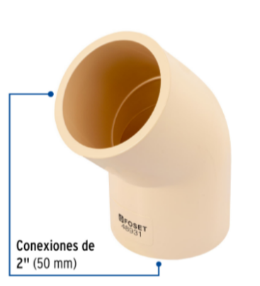 Codo 45° CPVC 2' - CPVC-866 / 48931