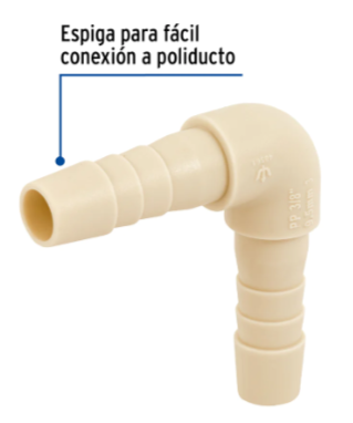 Codo 90° inserción, 1' - CM-564 / 48564