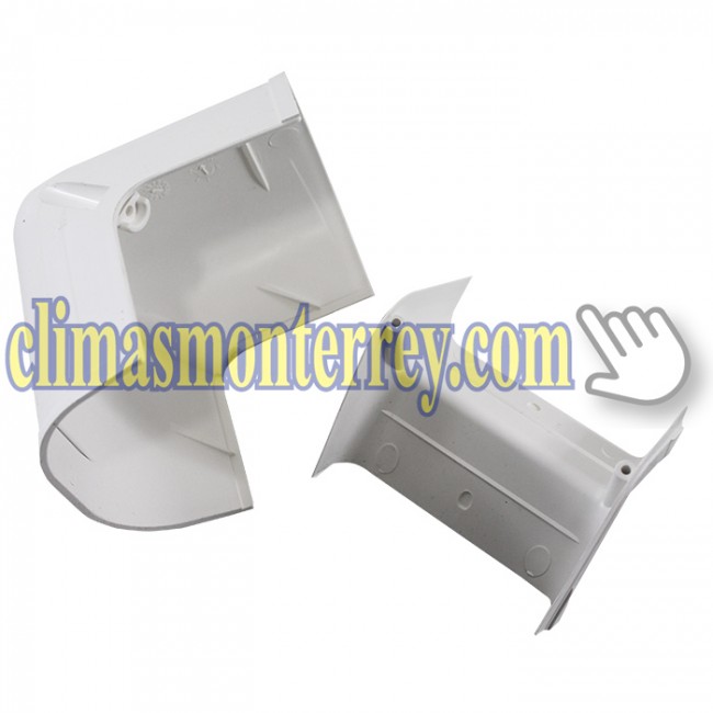 Codo Vertical Externo 3 1/2 Color Blanco LCO92W - 84003