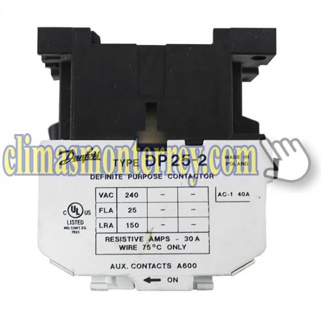 Contactor para Sistema Inteligente 2 Polos Bobina 208-230V 60 Hz