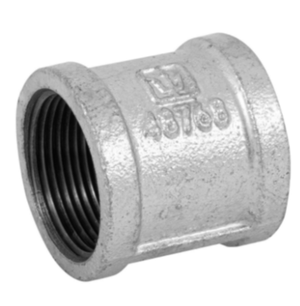 Cople reforzado, acero galvanizado, 1-1/4' - CG-204 / 48768