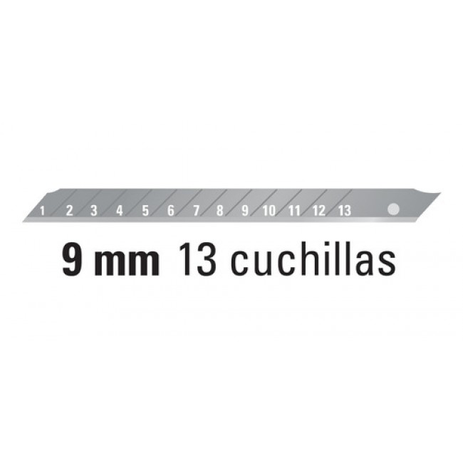 Cutter plástico, 9 mm, Pretul - CUT-5PB / 22403