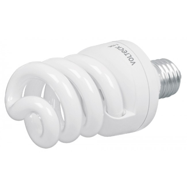 Lámpara 15W, espiral, luz cálida, T3, en blíster, Volteck - FC-15E / 46849