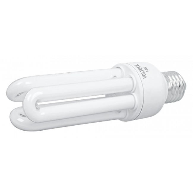 Lámpara 24 W, triple, luz día, T4, en blister, Volteck - F-24T / 48227