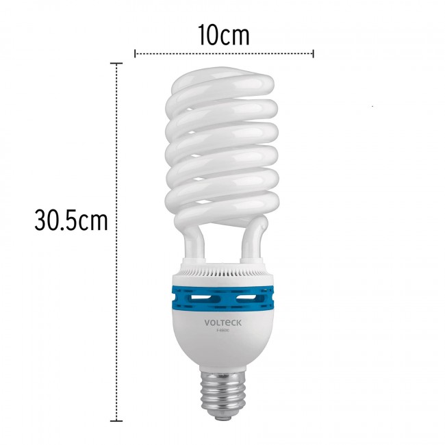 Lámpara espiral 85 W base mogul E39 220 V luz día, caja - F-85EXC / 48260