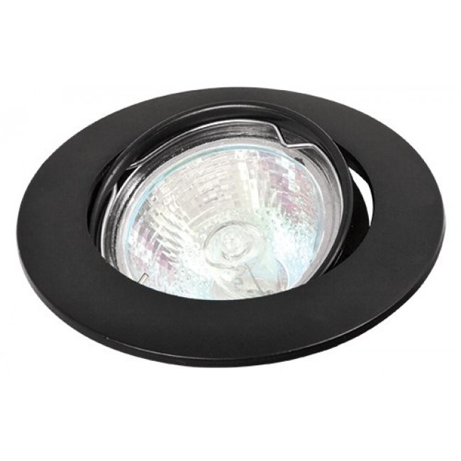 Luminario empotrable, spot dirigible 50 W, negro - EMP-104S / 46617