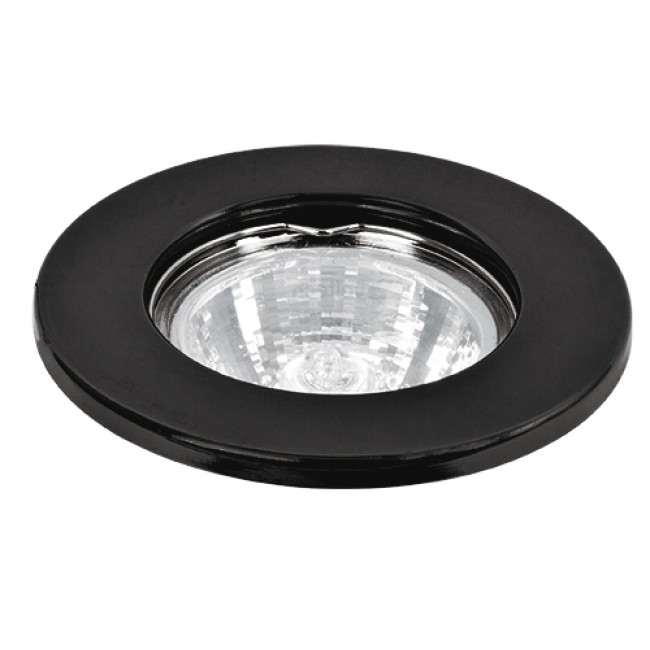 Luminario empotrable, spot fijo 50 W, negro - EMP-101S / 46613