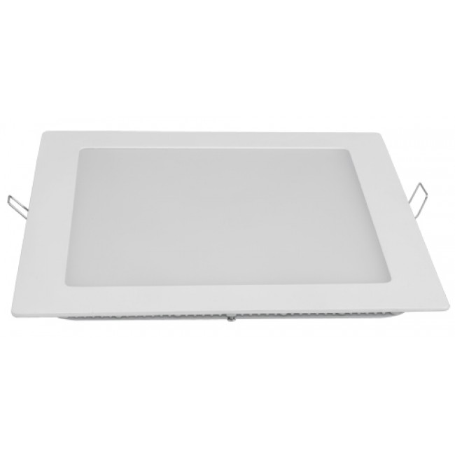 Luminario led slim de empotrar cuadrado, 6500K, 18W - EMP-402L / 48542