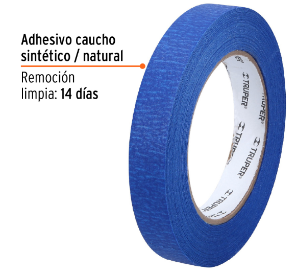 Masking tape, 3/4' x 50 m, azul - MSK-3/4A / 12621