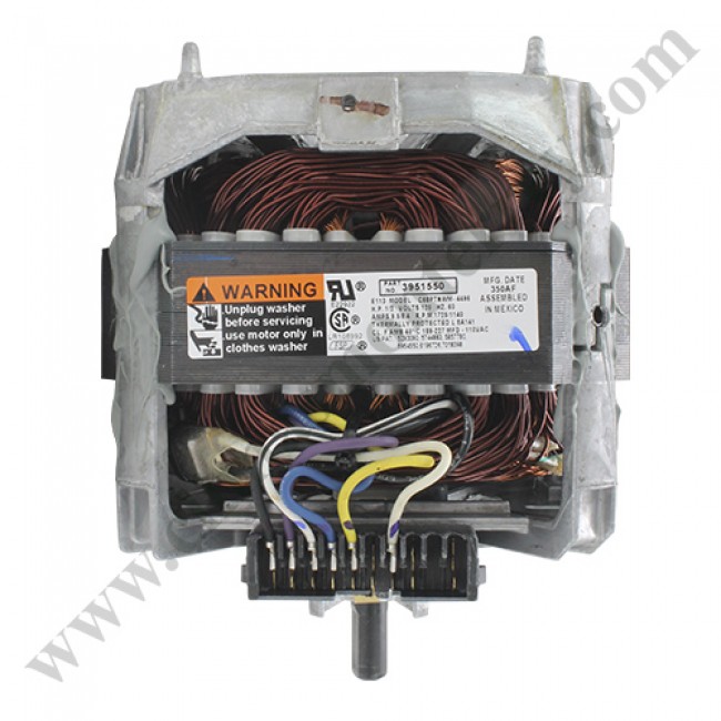 Motor Para Lavadora, 120V, 1/2Hp, 60Hz, Amps 9.5/8.4, Rpm 1725/1140 - 389248Skid