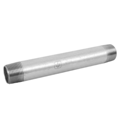 Niple, acero galvanizado, 1' x 8', cédula 40 - CG-420 / 47535