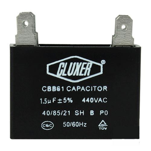 Capacitor De Ventilador, 1.5Mf, 440Vac +-5%, 50/60Hz / Cluxer - CXCP44015