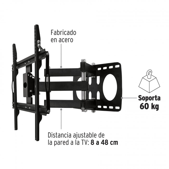 Soporte para TV, articulado, 26'-65' - TVSM-65 / 46096