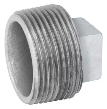 Tapón macho, acero galvanizado, 1-1/4' - CG-314 / 48783