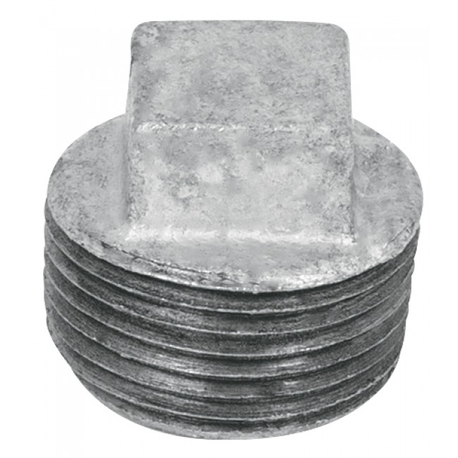 Tapón macho, acero galvanizado, 1-1/4' - CG-314 / 48783