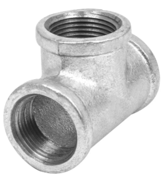 Tee sencilla, acero galvanizado, 1-1/2' - CG-705